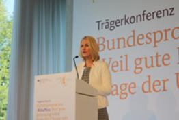 Bundesfamilienministerin Manuela 
Schwesig (SPD)