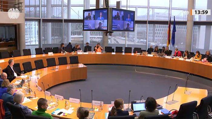 Sachverständigenanhörung im FSFJ-Ausschuss am 27. Januar 2025 (Livestream BTG)