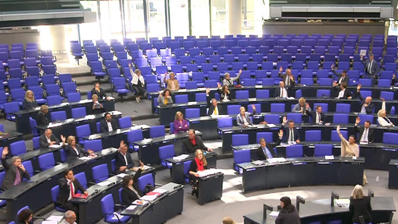 Bundestagsabstimmung. Gutscheine statt Tickets