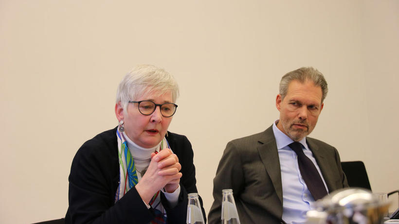 Die neu gewählte Vorsitzende des Wissenschaftsrates, Prof. Dororthea Wagner, und ihr Generalsekretär Thomas May