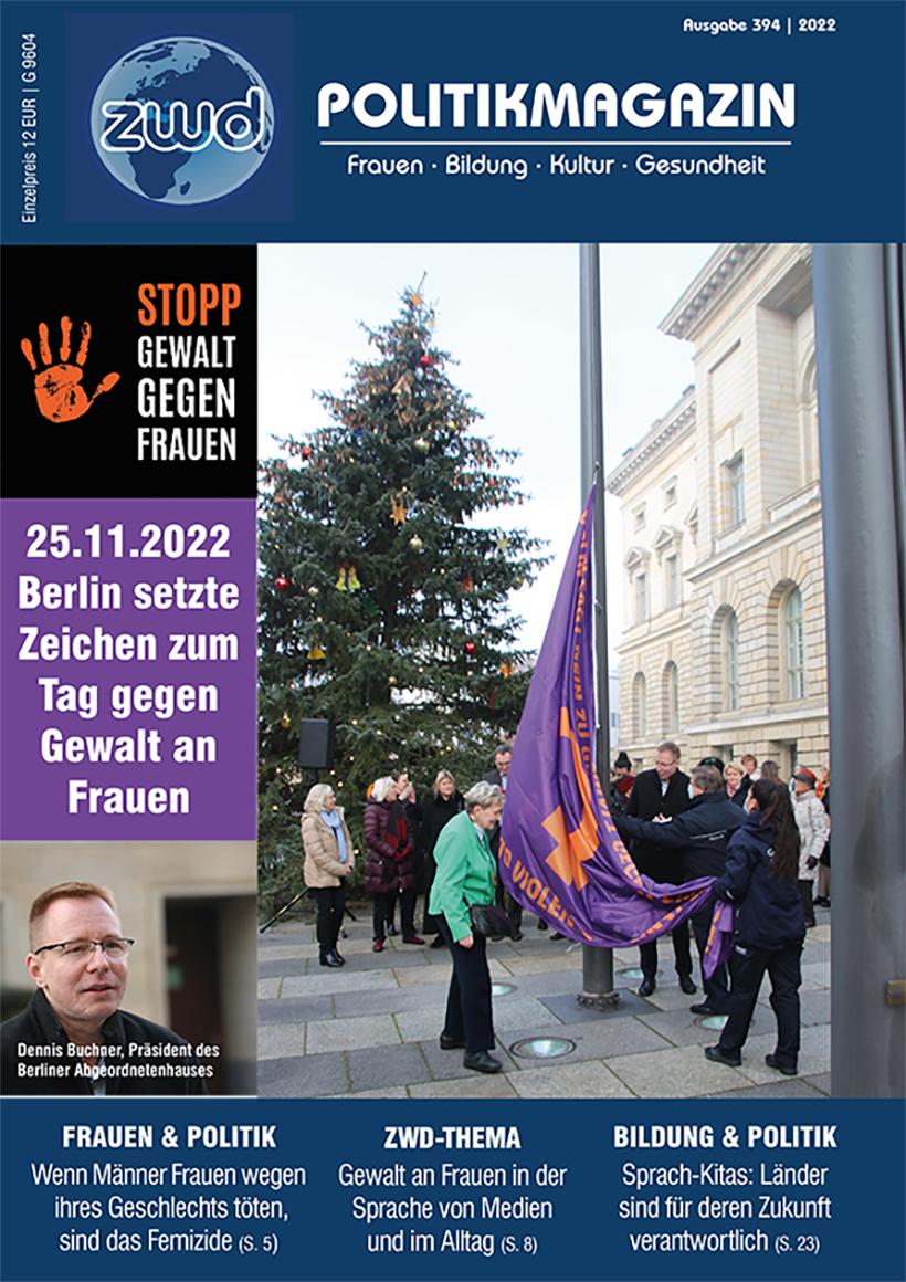 Titel-Cover zwd-POLITIKMAGAZIN 394